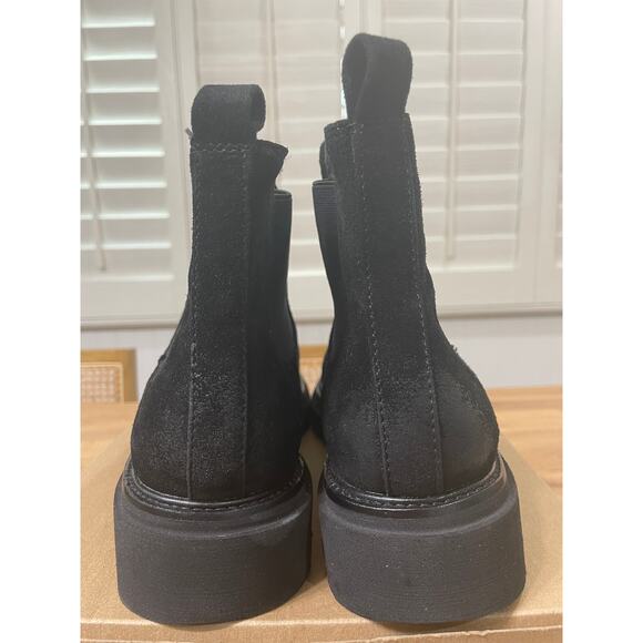 Sofft Womens Samira Chelsea Ankle Boot Black Suede Leather Size 10 NWOB Lug Sole - Picture 7 of 11